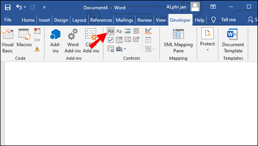control enter on word for mac